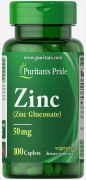 Заказать Puritan’s Pride Zinc 50 мг 100 капс